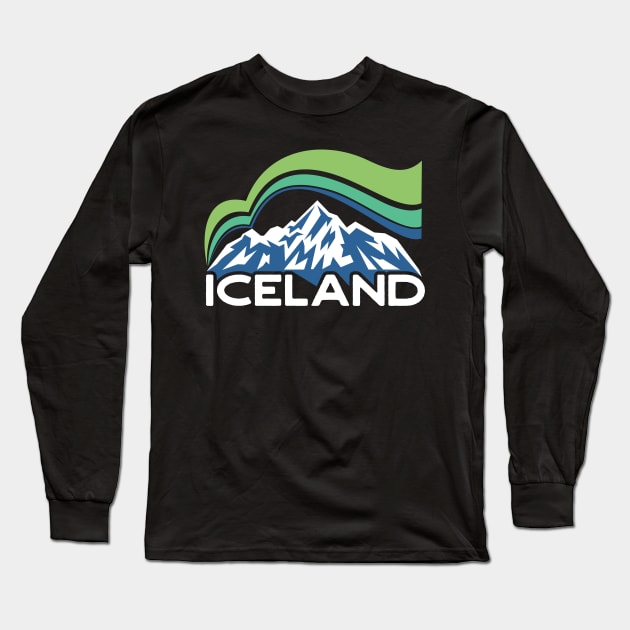 Iceland Polar Lights Long Sleeve T-Shirt by marieltoigo